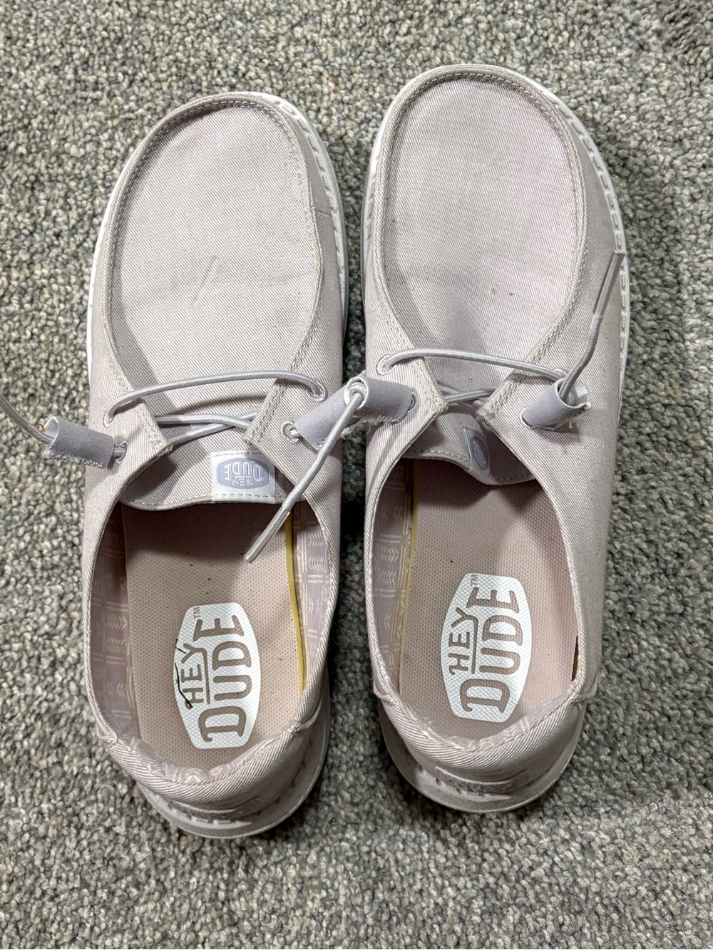 Hey Dude Lavender Wendy stretch canvas size 8